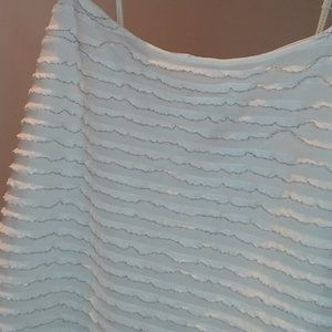 Intimate Free People Beige with Silver Ruffle